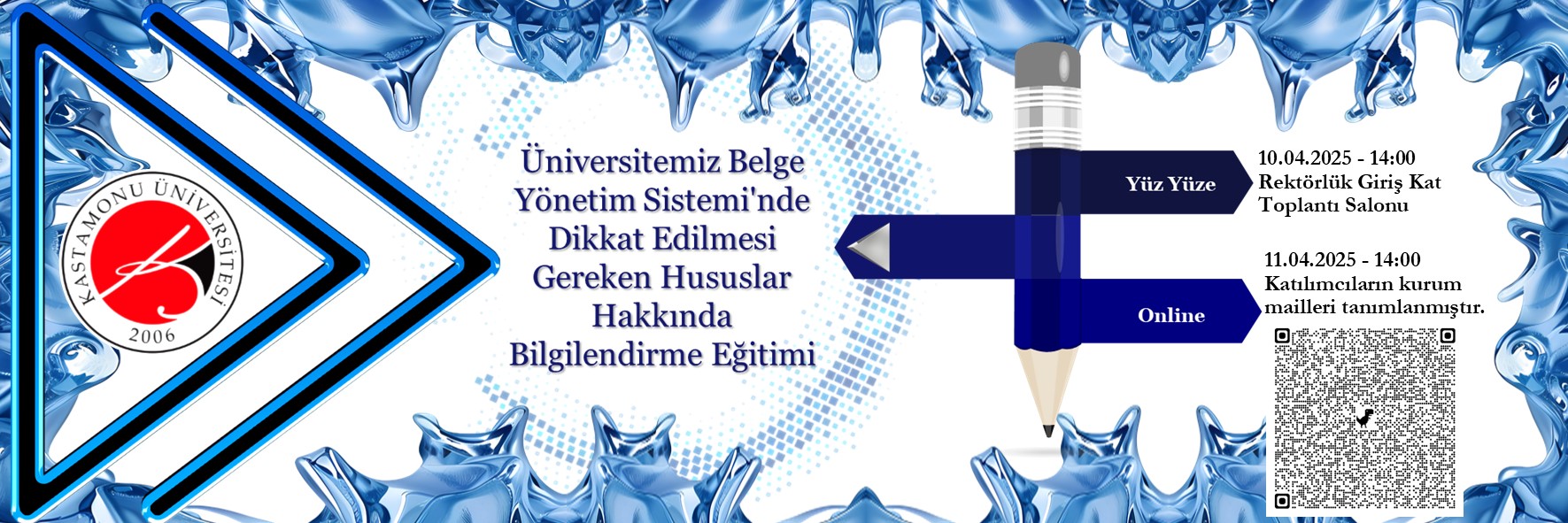 Üniversitemiz Belge Yönetim Sisteminde dikkat edilmesi gereken hususlar ile ilgili eğitimler tamamlandı.